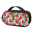 White Tropical Watermelon Pattern Print Portable Cooler Travel Case