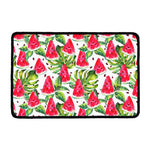 White Tropical Watermelon Pattern Print Kitchen Mat