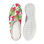 White Tropical Watermelon Pattern Print Mesh Casual Shoes
