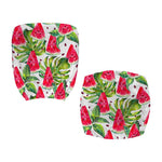 White Tropical Watermelon Pattern Print Office Chair Cover