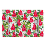 White Tropical Watermelon Pattern Print Placemat
