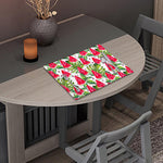 White Tropical Watermelon Pattern Print Placemat