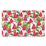 White Tropical Watermelon Pattern Print Polyester Doormat