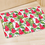 White Tropical Watermelon Pattern Print Polyester Doormat