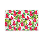 White Tropical Watermelon Pattern Print Polyester Flag
