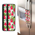 White Tropical Watermelon Pattern Print Refrigerator Handle Covers