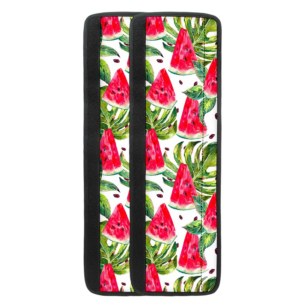 White Tropical Watermelon Pattern Print Refrigerator Handle Covers