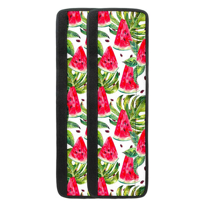White Tropical Watermelon Pattern Print Refrigerator Handle Covers