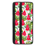 White Tropical Watermelon Pattern Print Refrigerator Handle Covers