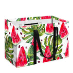 White Tropical Watermelon Pattern Print Utility Tote Bag