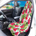 White Tropical Watermelon Pattern Print Waterproof Car Seat Cover