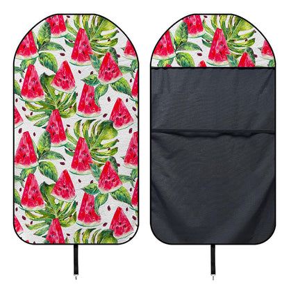 White Tropical Watermelon Pattern Print Waterproof Car Seat Cover