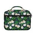 White Tulip Pattern Print Briefcase Bible Bag