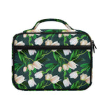 White Tulip Pattern Print Briefcase Bible Bag