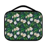 White Tulip Pattern Print Classic Bible Case