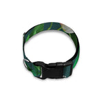 White Tulip Pattern Print Dog Collar