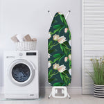 White Tulip Pattern Print Ironing Board Cover