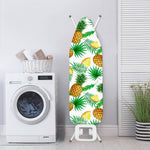White Watercolor Pineapple Pattern Print Ironing Board Cover