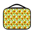 White Watercolor Sunflower Pattern Print Classic Bible Case