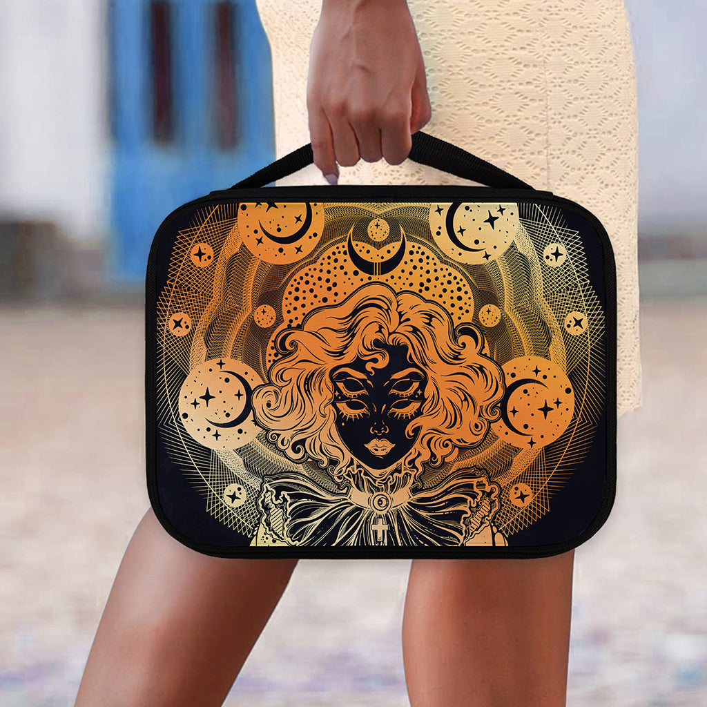 Wiccan Girl And Magical Moon Print Classic Bible Case