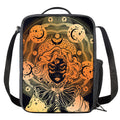 Wiccan Girl And Magical Moon Print Crossbody Lunch Bag