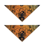Wiccan Girl And Magical Moon Print Dog Bandana