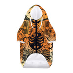 Wiccan Girl And Magical Moon Print Dog Zip Up Hoodie