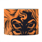 Wiccan Girl And Magical Moon Print Drum Lamp Shade