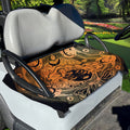 Wiccan Girl And Magical Moon Print Golf Cart Seat Cover