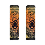 Wiccan Girl And Magical Moon Print Handle Covers