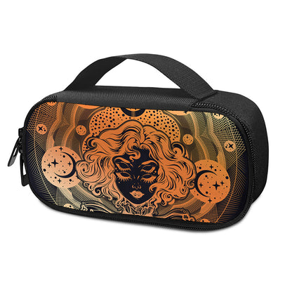 Wiccan Girl And Magical Moon Print Insulin Cooler Travel Case