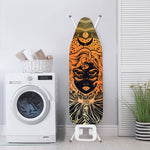 Wiccan Girl And Magical Moon Print Ironing Board Cover