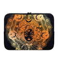 Wiccan Girl And Magical Moon Print Laptop Sleeve