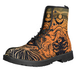 Wiccan Girl And Magical Moon Print Backpack