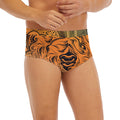 Wiccan Girl And Magical Moon Print Men's Briefs