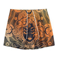 Wiccan Girl And Magical Moon Print Mesh Shorts