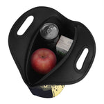 Wiccan Girl And Magical Moon Print Neoprene Lunch Bag