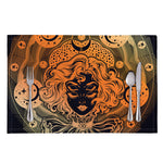 Wiccan Girl And Magical Moon Print Placemat