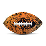 Wiccan Girl And Magical Moon Print Rugby Ball