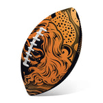 Wiccan Girl And Magical Moon Print Rugby Ball