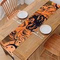 Wiccan Girl And Magical Moon Print Table Runner