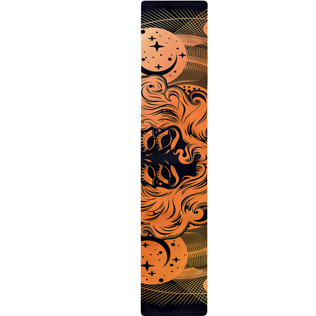 Wiccan Girl And Magical Moon Print Table Runner
