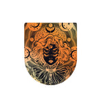 Wiccan Girl And Magical Moon Print Toilet Lid Cover