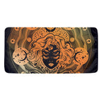 Wiccan Girl And Magical Moon Print Towel