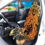 Wiccan Girl And Magical Moon Print Waterproof Car Seat Cover