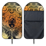 Wiccan Girl And Magical Moon Print Waterproof Car Seat Cover