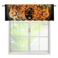 Wiccan Girl And Magical Moon Print Window Valance