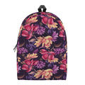 Wild Flower Print School Backpack