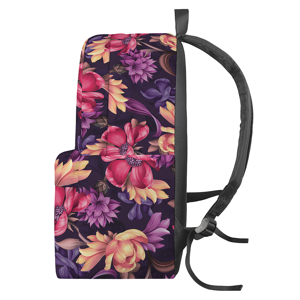 Wild Flower Print Backpack