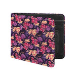 Wild Flower Print Bifold Wallet